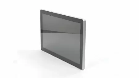 Ekte flat aluminiumsramme panel-PC